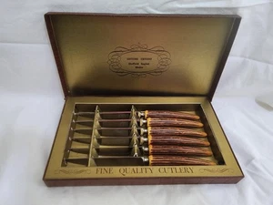 Vintage RED CREST Sheffield England 6 Piece Cutlery Set - Picture 1 of 7
