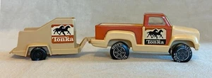 Tonka Pickup Truck 1979 Metall und Kunststoff mit Pferdeanhänger - Bild 1 von 9