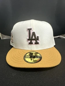 New Era Los Angeles Dodgers Cooperstown 59Fifty Neapolitan Size 7 5/8 Preowned - Picture 1 of 10