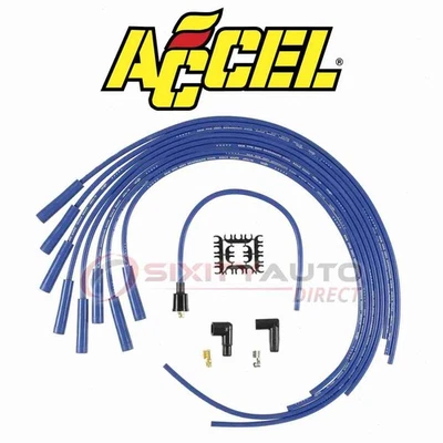 ACCEL Spark Plug Wire Set for 1989 Chevrolet V3500 - Ignition Plugs Coils tm Foto 1 de 4