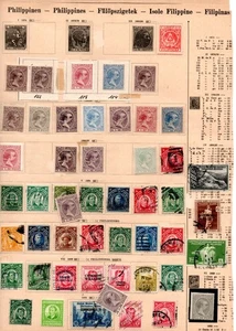 Philippines (Spain/US) old collection stamps nice un/used - Picture 1 of 1