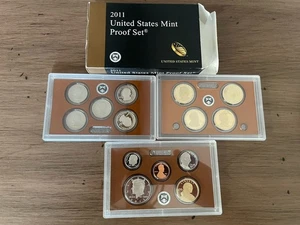 2011 United States Mint Proof Set with Box 14 Coins no COA - Picture 1 of 2