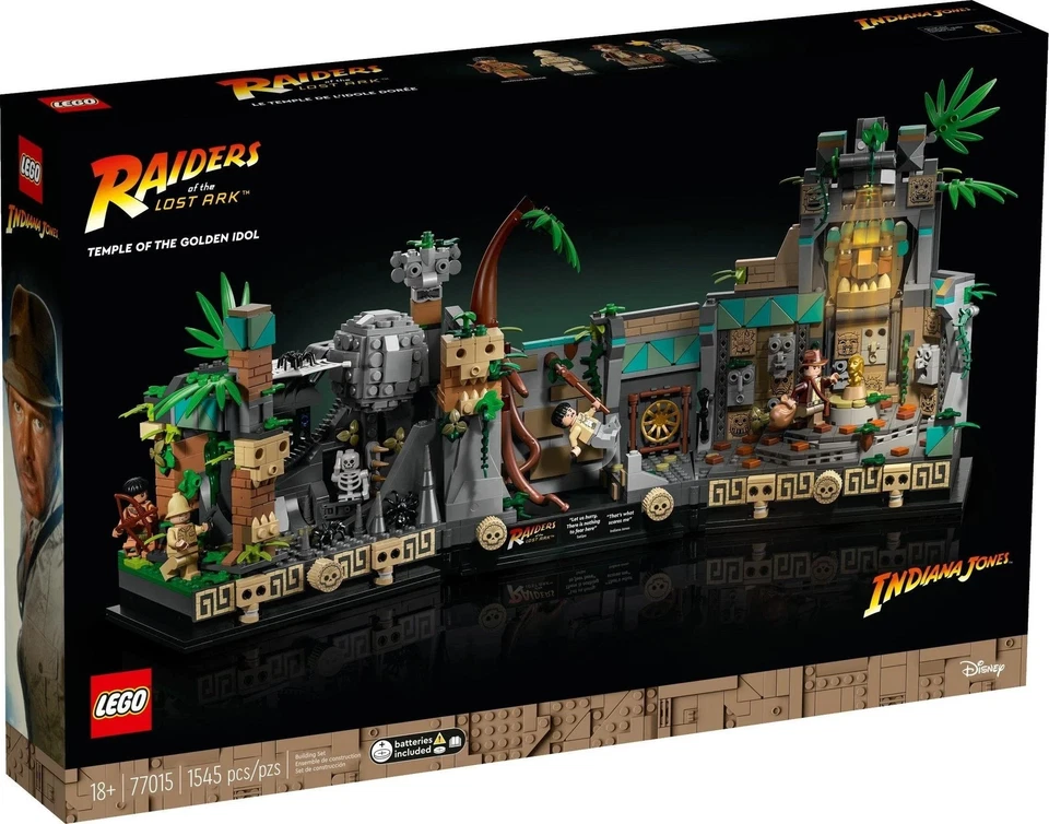 LEGO 77015 INDIANA JONES  TEMPLE OF THE GOLDEN IDOL Genuine, New, BNIB Retired - Image 1 of 1