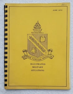 VERY RARE! Defense Language Institute Illustrated Military Situations USA 1972 - Picture 1 of 4