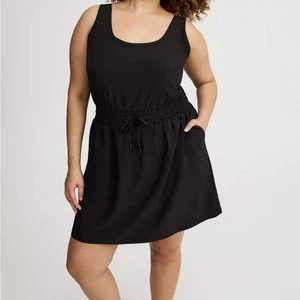 Torrid Active Romper Dress Size 4X Pocket Shorts Pickleball Tennis Golf Gorpcore - Picture 1 of 12