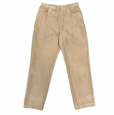 Pantalones vintage Northern Reflection para mujer 6/8 tiro alto gamuza tostada como los años 90 *LEER Foto 1 de 4