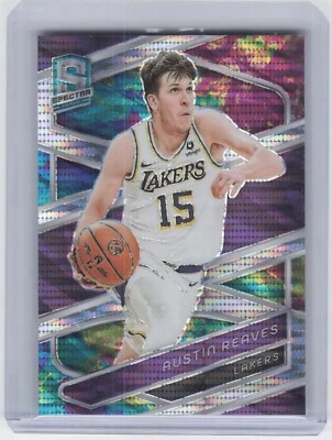 2023-24 Panini Spectra Austin Reaves #22 Celestial Prizm /125 Lakers  - Image 1 of 2