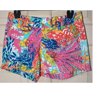NWOT Lilly Pulitzer Fishing for Compliments sz 00 Callahan Shorts Women's - Picture 1 of 6
