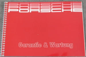 Porsche 924 944 911 928 Garantie Wartung Serviceheft "1-1986" Wartungsheft - Bild 1 von 12