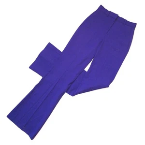NWT THEORY Demitria in Blue Iris Traceable Wool Flare Trouser Pants 0 x 34 - Picture 1 of 6