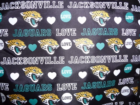 Jacksonville Jaguars Mural Love Drawstring Backpack Cover