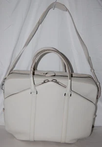 ❤️ ALEXANDER WANG Big Hand Bag Ivory White Leather Handbag with Shoulder bag - Picture 1 of 15