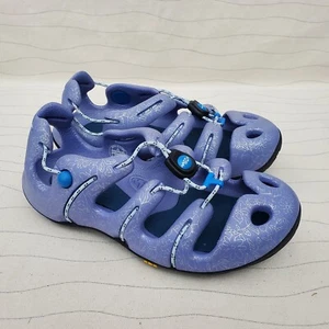 Mion by Keen Youth Purple Flowers Sandals Shoes Waterproof Hiking Swim Size 3 - Picture 1 of 10