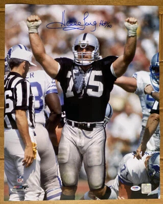 Howie Long SIGNED 16x20 Photo + HOF 00 Oakland Raiders PSA/DNA AUTOGRAPHED - Image 1 of 3