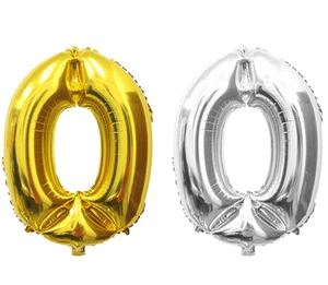 Globo Numero Plata Cumpleaños★Fiesta Aniversario Party★Balloon Number Birthday - Imagen 1 de 12