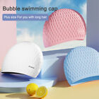 Extra Large Bubble Swim Cap Silicone Teardrop Swim Cap Super Elastic Waterproof