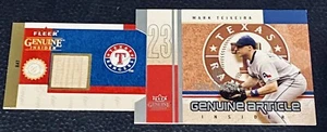 MARK TEIXEIRA 2004 FLEER GENUINE INSIDER GENUINE ARTICLE GAME USED JERSEY 12/100 - Imagen 1 de 7