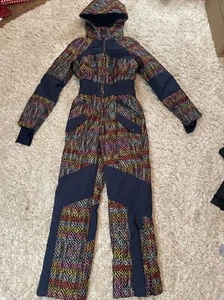 Free People Movement All Prepped Jacquard Ski Snow Suit NWOT Primaloft Size XS