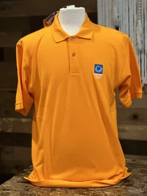 ATHENS 2004 OLYMPICS Men's XL NEVER WORN Collectible Polo Shirt Souvenir NWT - Image 1 of 4