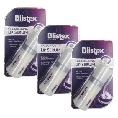 3 x Suero Labial Acondicionador Nutrientes Rico Aceites y Vitaminas - Blistex Foto 1 de 3