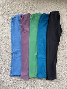 Girls Hanna Andersson lot of 5 leggings Size 140