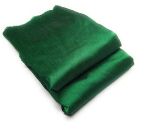 Indian Silk Fabric Dressmaking Tunic Top Material Sewing Green 4Y Crafted Fabric - Picture 1 of 1
