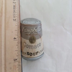 Vintage Refrigerator Magnet, 3D Campbells Tomato Soup Can, Faded, + Magnet Ship - Picture 1 of 4