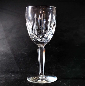 WATERFORD KILDARE CLARET GLASS, Cut Lead Crystal, 6 1/2", 8 Oz, IRELAND - Picture 1 of 6