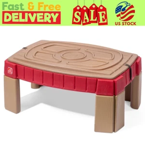 Step2 Plastic Naturally Playful Kids Outdoor Sand Table with Cover - Picture 1 of 11