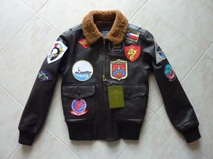 Giacca in pelle Avirex Maverick - Giacca ufficiale del film Top Gun - Taglia S - Imagen 1 de 24