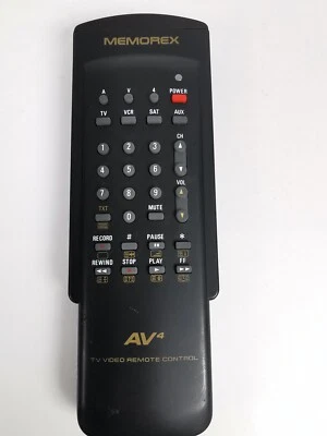 Memorex AV4 Programable Remote Control 735 08700 Tested Working Vintage - Image 1 of 4