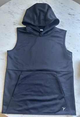 Sudadera con capucha sin mangas Old Navy Active Go-Dry para niños XL 14-16 negra bolsillo frontal Foto 1 de 4