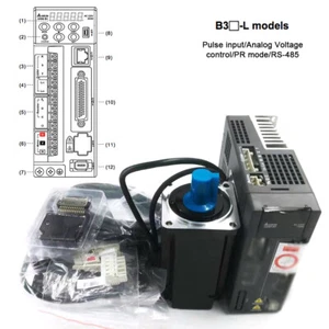 Delta NEMA24 200W AC Servo Motor Servo Driver 0.64NM B3 series for CNC Engraving - Picture 1 of 10