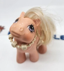 My Little Pony MLP G1 Baby Cotton Candy w/ Necklace 2.5" Hasbro 4836 1985 - Picture 1 of 4