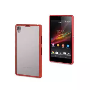 Funda Genuina Oficial Sony Xperia Z1 Roxfit Gel Carcasa Diseñada para Sony - Roja - Imagen 1 de 1