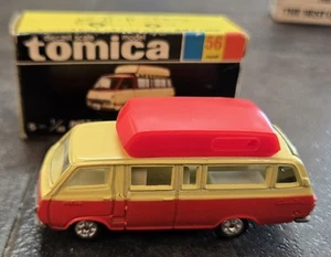 UNUSED TOMICA TOYOTA HIACE COMMUTER # 55 CAMPER VAN JAPAN 1975 Toy WITH BOX COOL - Picture 1 of 6