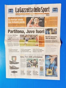 Gazzetta Dello Sport 28 Agosto 2006 Masa Ferrari Vince Gp Turquía - Napoli - Zdjęcie 1 z 1