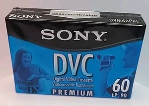 Sony Mini DV Premium cassette vidéo numérique 60 LP 90 DVC DVM60PRL neuve scellée  - Photo 1 sur 7