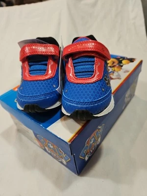 Nickelodeon Niño Pequeño Paw Patrol Zapatillas Iluminadas Azul Marino/Rojo Talla 7-NUEVAS-ENVÍO GRATUITO Foto 1 de 3
