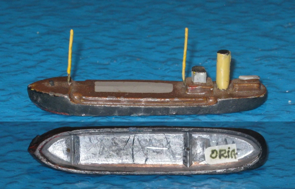 FRACHTDAMPFER (Formhohlguß), Wiking, Metall, 1:666 - Bild 1 von 1