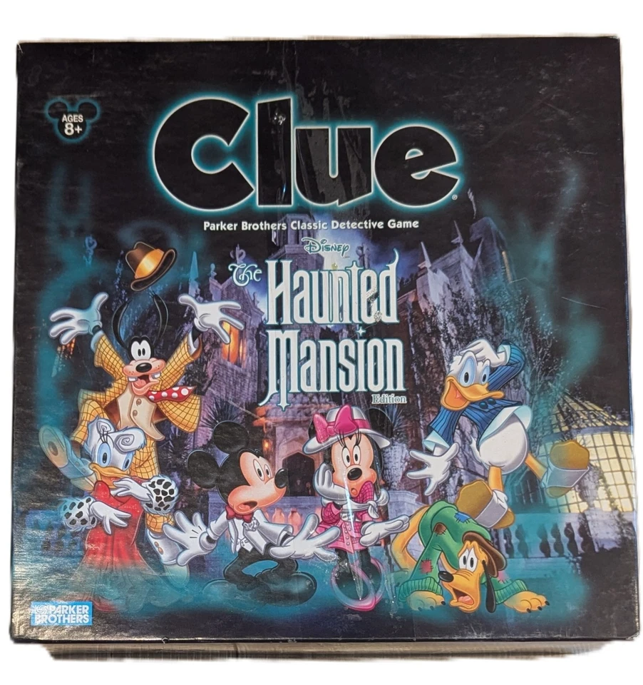 Disney CLUE Haunted Mansion Board Game 2004 Parker Bros. Complete excellent cond - Image 1 of 4