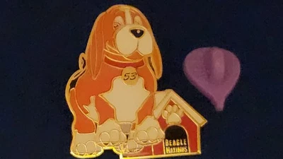 2025 " BEAGLE  MAXIMUS." AIBF Special shape hot air balloon pin "S/H COMB" - Image 1 of 4
