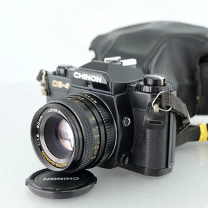 Chinon CE-4s 35mm Film SLR + Auto Chinon 50mm f1.9 Objektiv manuell Vintage Kamera - Bild 1 von 15