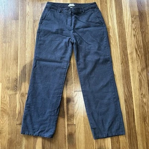 L.L. Bean Women’s Gray Cotton Lined Trousers Size 8 Petite Classic Fit, Straight - Picture 1 of 24