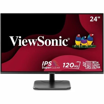 ViewSonic VA2456A-MHD 24 Inch IPS 1080p Monitor with 120Hz, Eye Care, HDMI, Disp - Image 1 of 4