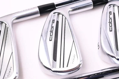 Cobra King Tour 2023 Irons / 3-PW+GW / Stiff Flex KBS $-Taper Lite Shafts - Image 1 of 4