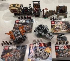 HUGE LEGO Star Wars Lot 5 Complete Sets 75180 75178 75139 75100 75131
