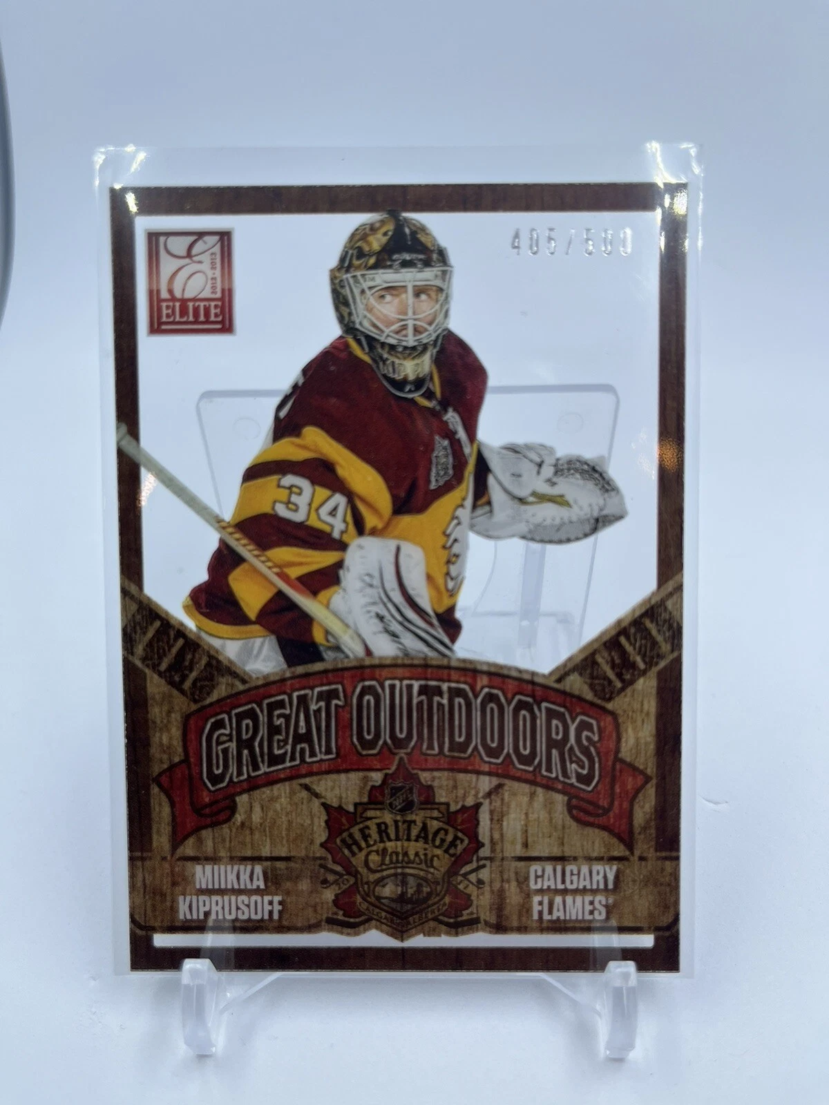 2012 PANINI ROOKIE ANTHOLOGY ELITE GREAT OUTDOORS /500 #GO-30 MIIKKA KIPRUSOFF