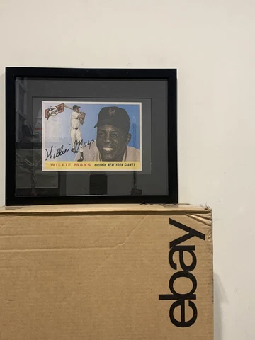 1955 Topps STYLE WILLIE MAYS (custom Mini Poster) Frame Not Included (READ) Cover