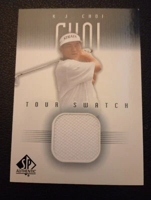 2001 SP Authentic K.J. Choi RELIC - Image 1 of 2